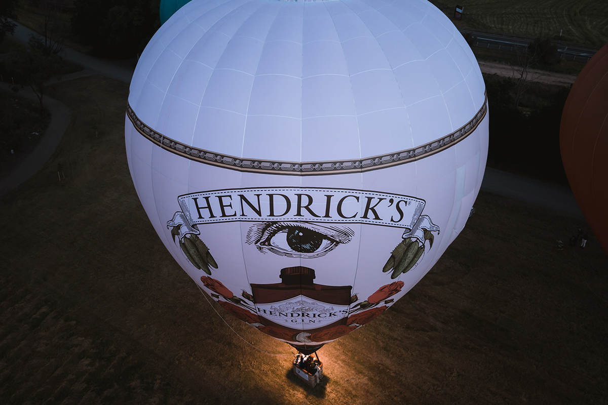 Hendrick’s Gin’s Most Unusual Balloon Bar in the Sky. Image supplied