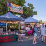 Eumundi Market Stalls in Noosa, Queensland.