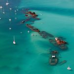 Tangalooma Wrecks. Supplied by Tourism and Events Queensland. Photographed by Paul Giggle.