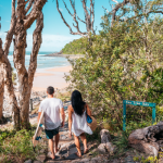 Tea Tree Bay Track at Noosa National Park in Noosa, Queensland.