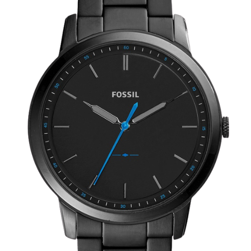 Fossil The Minimalist Black Analogue Watch