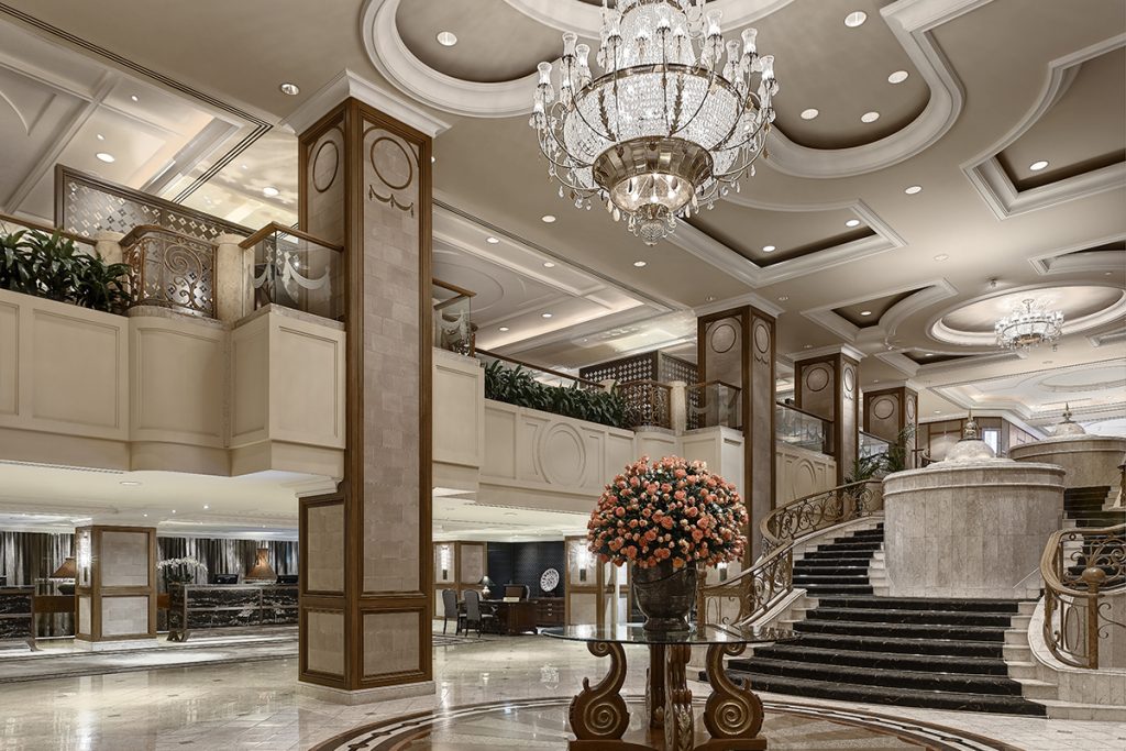 Lobby, The Langham Melbourne. Image supplied