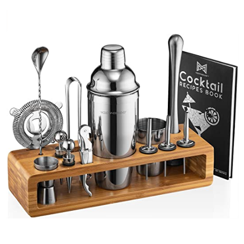 Modern Mixology 23-Piece Mixology Bartender Set