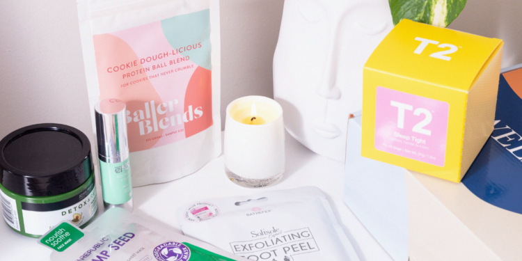 Bellabox subscription box, filled with samples of health and beauty favourites.