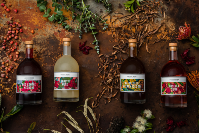 Archie Rose Release 4 Australian Native Flora Bottled Cocktails. Image supplied.