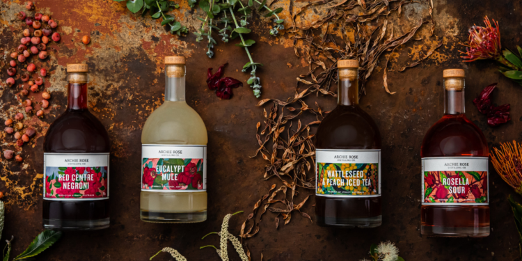 Archie Rose Release 4 Australian Native Flora Bottled Cocktails. Image supplied.