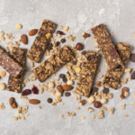 Healthy Nut Butter Bars Recipe. Photographed by Chursina Viktoriia. Image via Shutterstock.