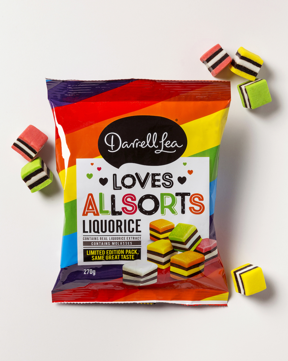 New Limited Edition Darrell Lea Loves Allsorts. Image supplied.