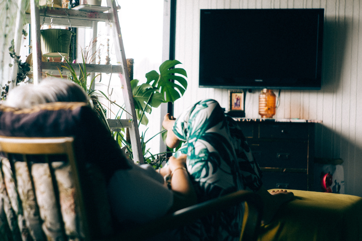 TV and Film. Photographed by John Tuesday. Image via Unsplash