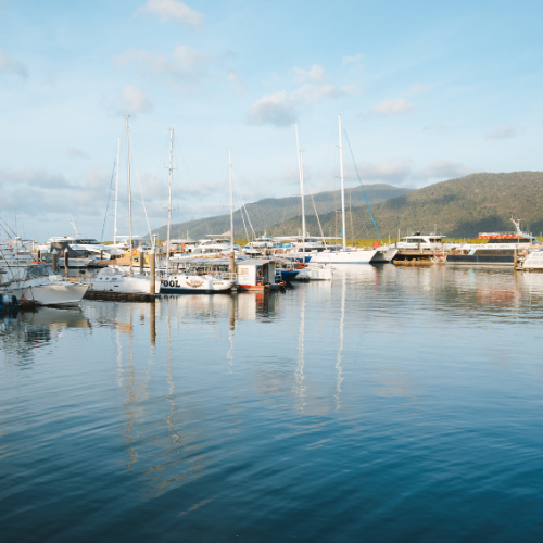 Trinity Harbour in Cairns, Far North Queensland.