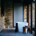 Outdoor Bath at the Burnside Organic Farm, Western Australia. Image supplied.