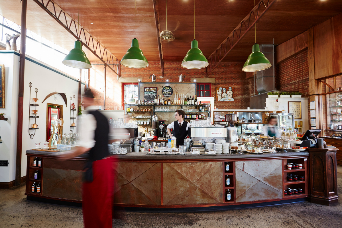 Das Kaffeehaus at The Mill, Castlemaine. Photographed by Michelle Jarni. Image via Visit Victoria.