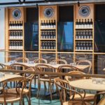 Mezzanine level at Handpicked Wines Melbourne Cellar Door. Photographed by Tony Mott. Image supplied.