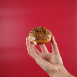 Krispy Kreme Lotus Biscoff Cheesecake doughnut. Image supplied.