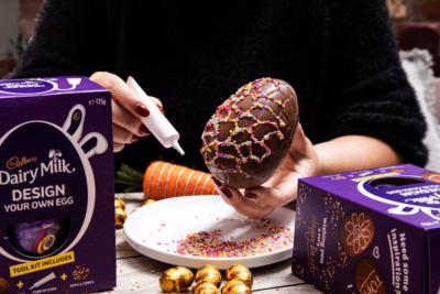 Move Over Easter Bunny's, Cadbury's DIY Egg Kit is Here. Cadbury Dairy Milk Design Your Own Easter Egg Kit. Image supplied.