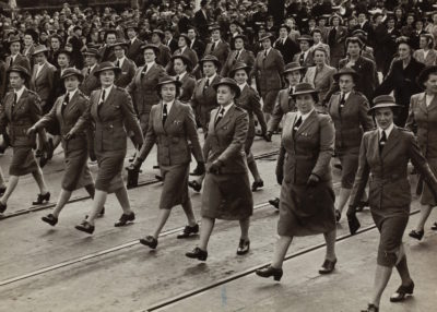 Nurses from 7th Australian General Hospital marching in 1942. Image by Museums Victoria via Unsplash.