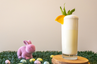 The 10 Best Easter-Inspired Cocktail Recipes to Indulge In. Cotton Tail Fizz. Image supplied.