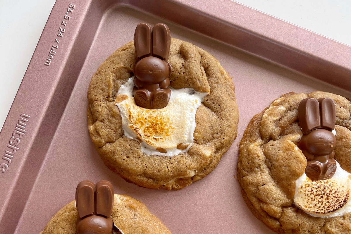Wiltshire Stuffed Easter Bunny Chocolate Cookies Recipe. Image supplied..