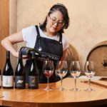 sommelier pours Handpicked Wines 2016 Pinot Noir Yarra Valley. photographed by Tony Mott. Image Supplied