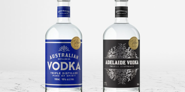 Australian Distilling Co. Vodka and Adelaide Vodka. Image: Supplied