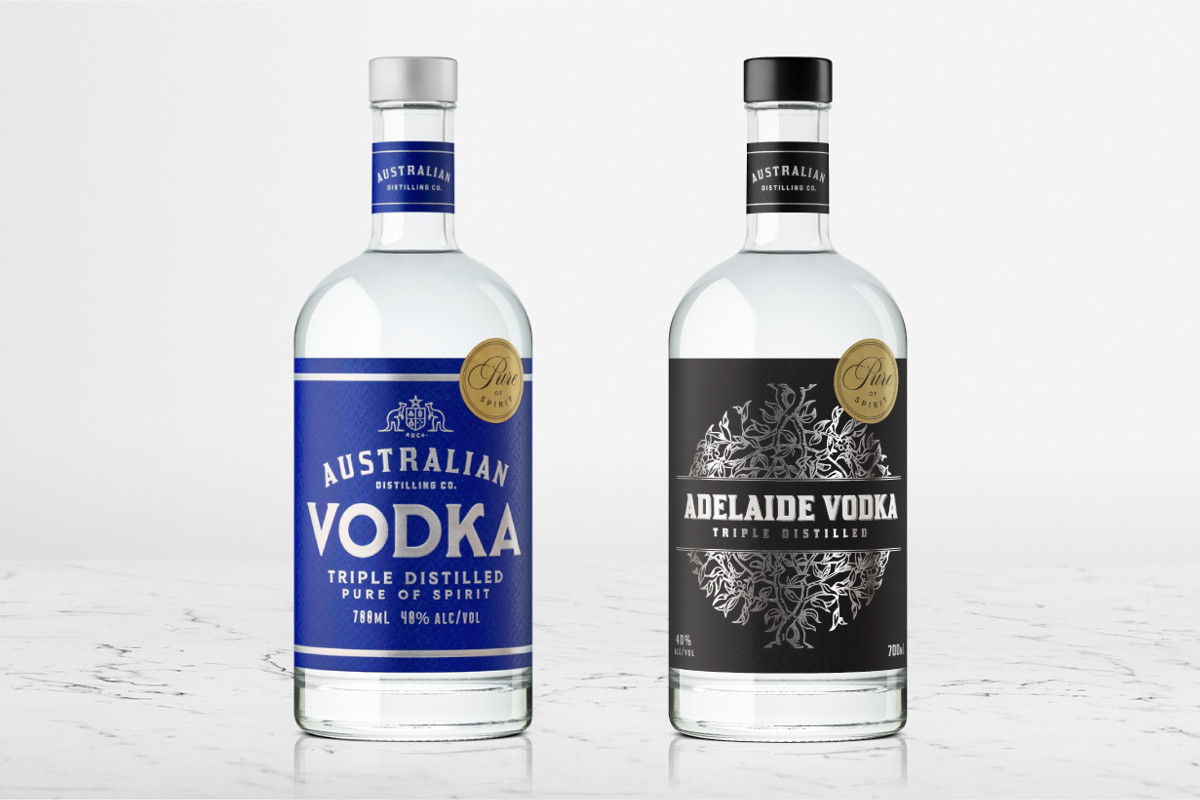 Australian Distilling Co. Vodka and Adelaide Vodka. Image: Supplied