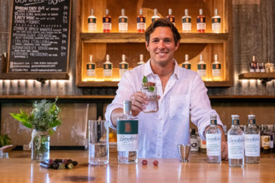 Brookies Gin and Tonic, and Eddie Brook. Image: Supplied