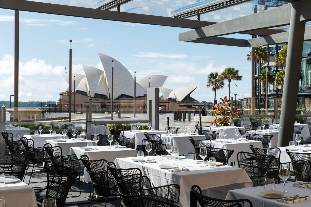 Harbourfront Seafood Restaurant Sydney. Waterfront Views. Photographed by Steve Woodburn. Image supplied.