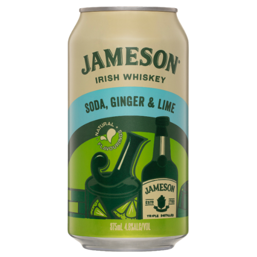 <strong>Jameson Irish Whiskey</strong> Soda, Ginger & Lime