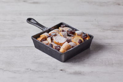 Lakanto Cinnamon Bagel Bread and Butter Pudding Recipe. Image supplied.