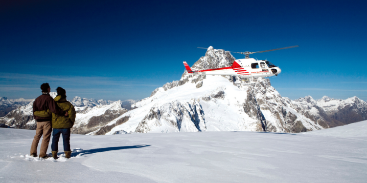 Fiordland, Fiordland. Photographed by Glacier Southern Lakes Helicopters. Image Supplied via Tourism New Zealand.