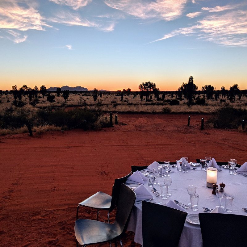 Sounds of Silence Dinner, Uluru 