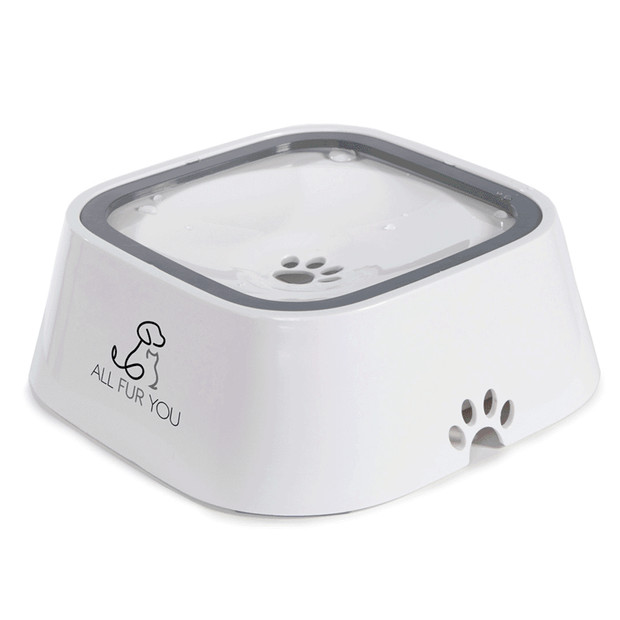 1L Anti-Splash Pet Water Bowl