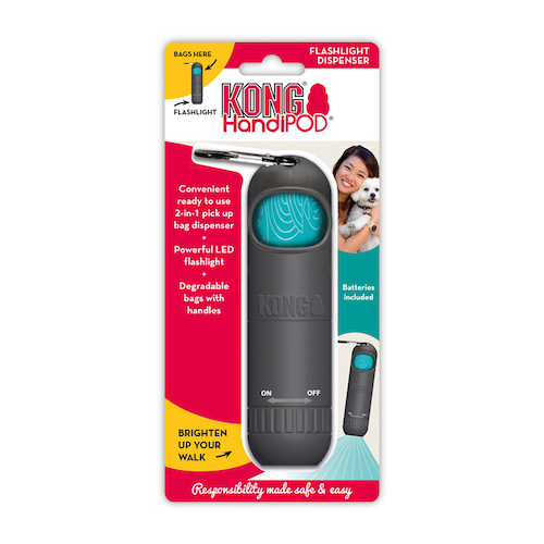 KONG HandiPOD Poo Bag Dispenser and LED Flashlight