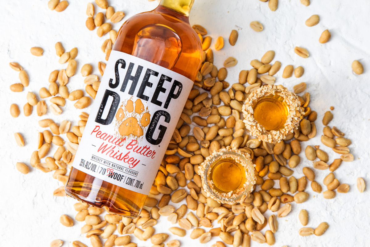 Sheepdog Peanut Butter Whiskey. Image: Supplied