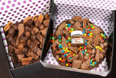 Dessert Boxes. Need Father's Day Gift Ideas? Delivered Dessert Boxes Saves 2021! Images via Dessert Boxes website, edited by Hunter and Bligh.