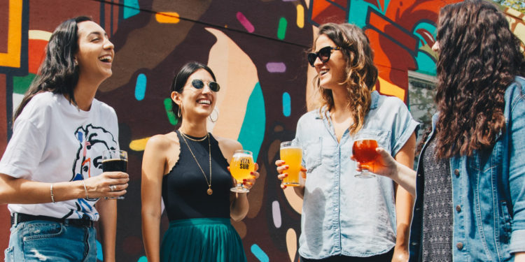 Girls drinking beer craft beer australian beer