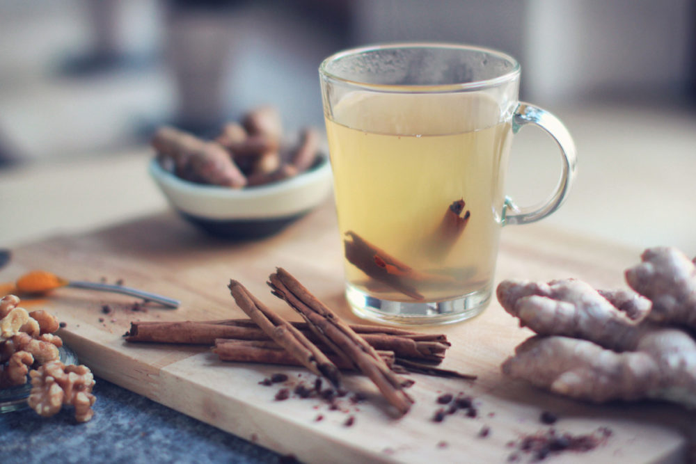 Ginger tea hay fever remedy