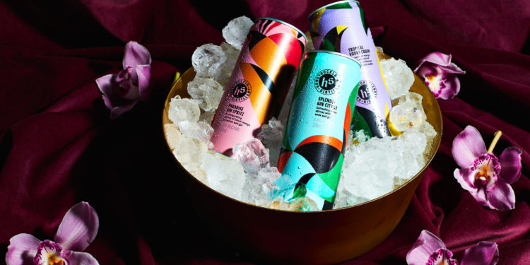 Honeysuckle hard seltzer soda cocktails
