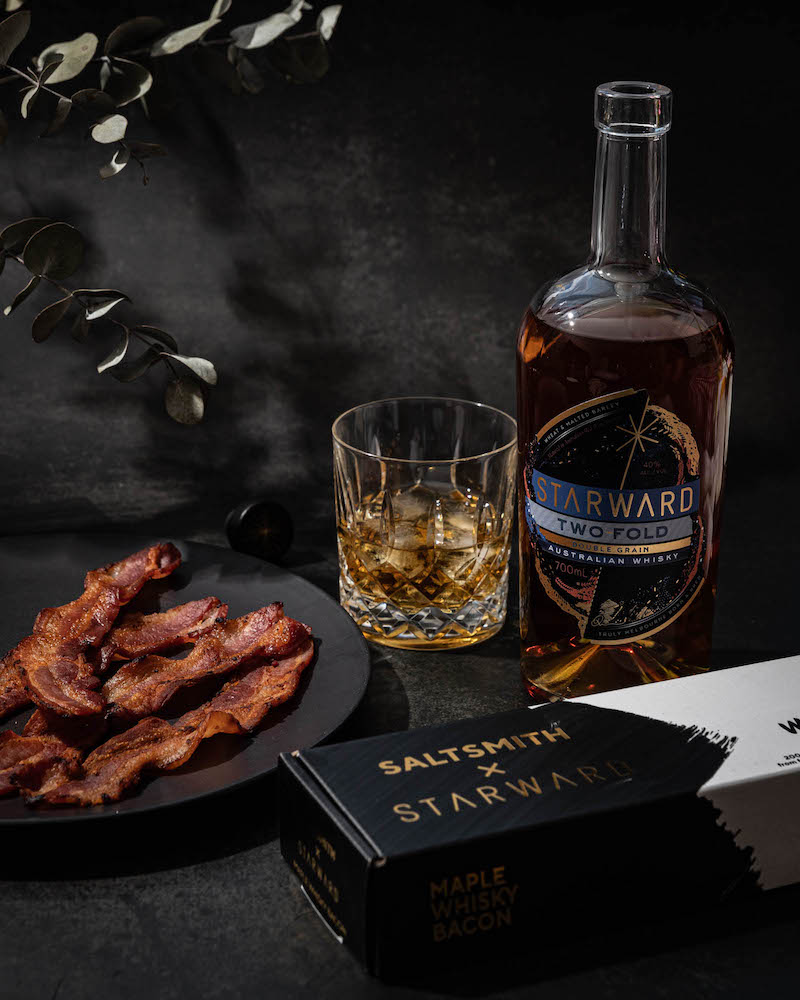 Saltsmith x Starward Maple Whisky Bacon. Image supplied.