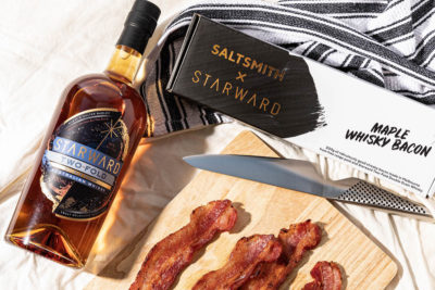 Stop Everything! Here's Where to Buy Whisky Bacon. Saltsmith x Starward Maple Whisky Bacon. Image supplied.