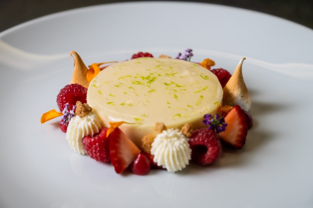 Le Cordon Bleu Vanilla and Zesty Lime Panna Cotta Recipe. Image supplied.