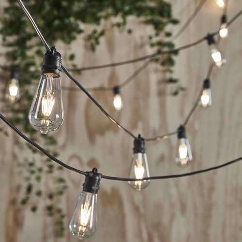 Temple & Webster LED Vintage Style Outdoor Festoon Lights