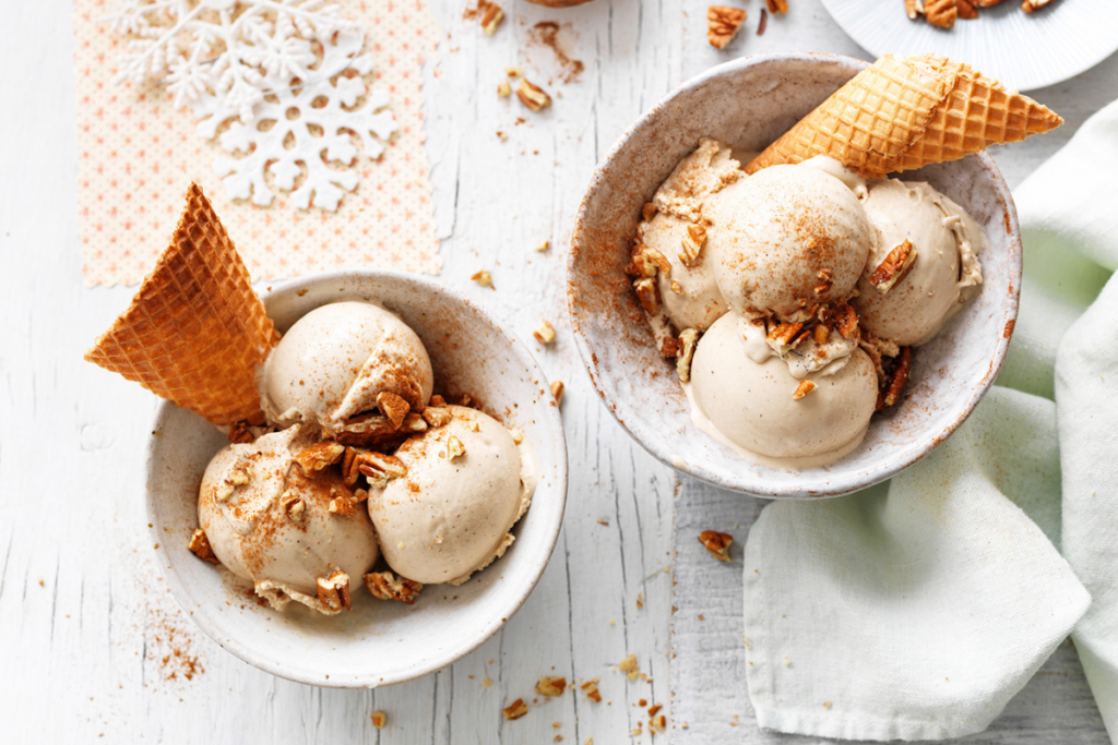 Creamy Christmas Eggnog Ice Cream Recipe Hunter and Bligh