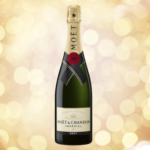 Moet & Chandon Brut NV Champagne. Image via Liquorland website. Edited by Hunter and Bligh.