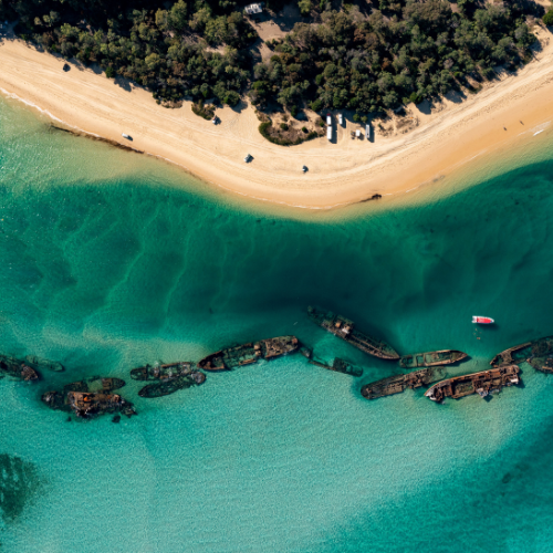 The Wrecks, Moreton Island