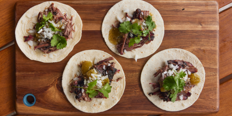 Adam Roberts Mexican Slow Smoked Beef Brisket and Salsa Recipe. Image supplied.
