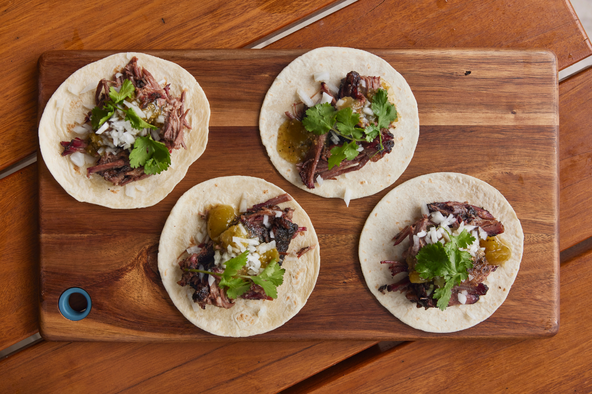 Adam Roberts Mexican Slow Smoked Beef Brisket and Salsa Recipe. Image supplied.