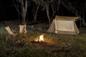 Australia Go Camping with Matthew McConaughey in this Limited-Edition Tent. Wild Turkey. Image supplied