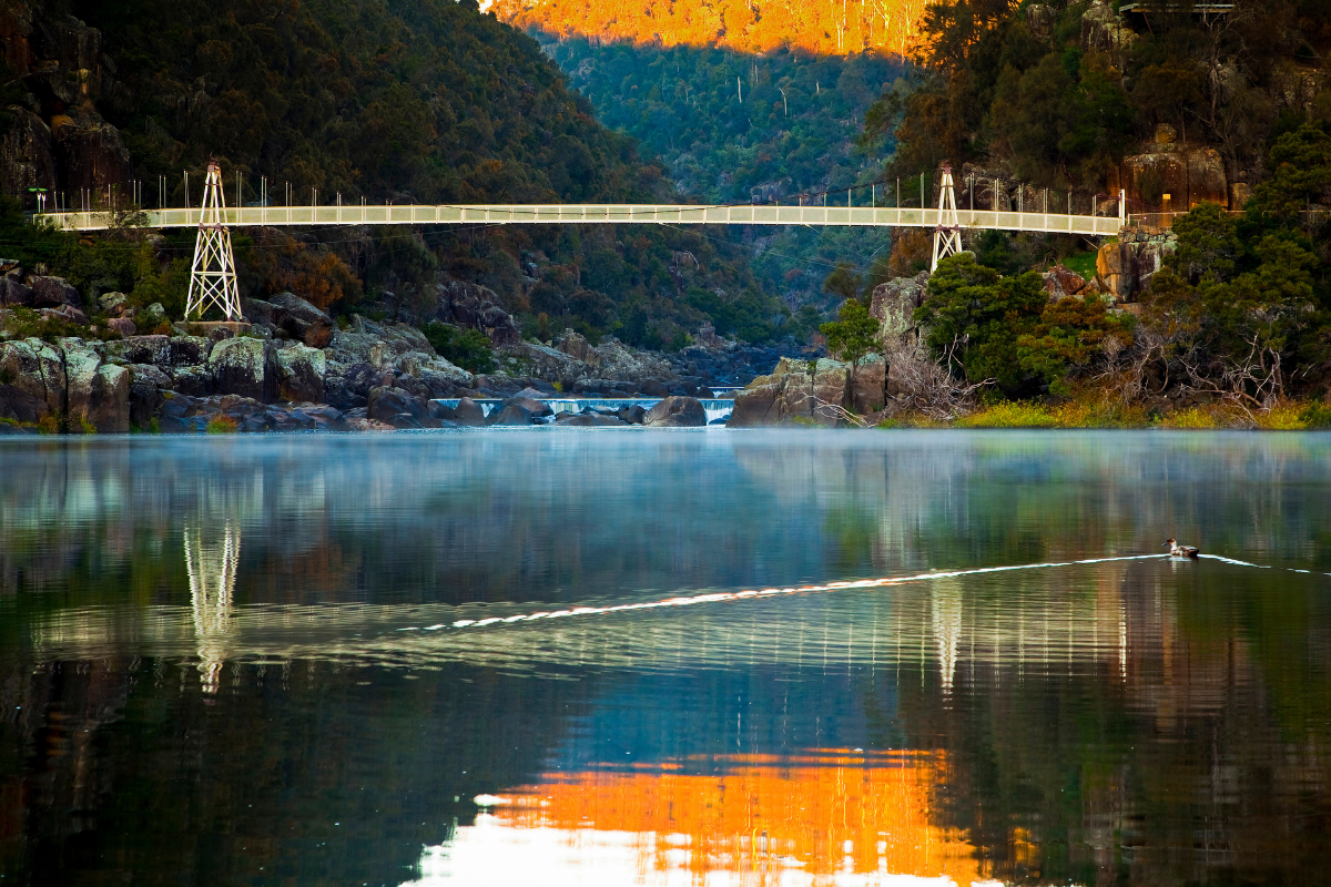 The 5 Best Things To Do In Launceston, Tasmania. Cataract Gorge Reserve. Photographed by Rob Burnett. Image via Tourism Tasmania.