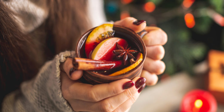 Traditional Mulled Wine Cocktail Drink